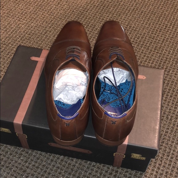 Walk London City Leather Oxford Shoes - Picture 3 of 4